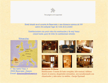 Tablet Screenshot of hotelorense.es